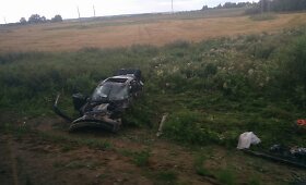 BMW avarija prie Jiezno
