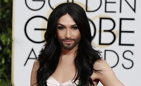 Conchita Wurst &bdquo;Auksinių gaublių&ldquo; apdovanojimuose