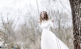 Aktorė Natalija Janičkina prekės ženklo &bdquo;Virgo&ldquo; fotosesijoje virto nuotaka