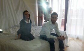 Grupės &bdquo;Man-go&ldquo; vaizdo klipo &bdquo;A&scaron; taip norėčiau&ldquo; filmavimas