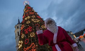 Vilniaus Katedros aik&scaron;tėje duris atvėrė Kalėdų miestelis