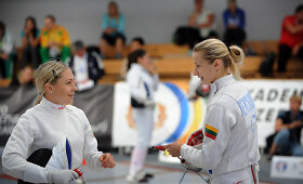 Pasaulio &scaron;iuolaikinės penkiakovės čempionato moterų finalas: fechtavimo rungtis