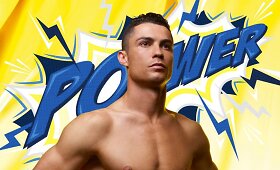 Cristiano Ronaldo 2019 pavasario/vasaros &bdquo;CR7&ldquo; kolekcijos apatinio trikotažo fotosesija