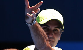 Rogerio Federerio koziris &scaron;ių metų &bdquo;Australian Open&ldquo; &ndash; ramybė