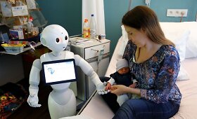 Belgijos ligoninių registratūroje pradeda dirbti robotai