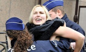&bdquo;Femen&ldquo; protestas prie&scaron; Rusijos prezidentą Vladimirą Putiną