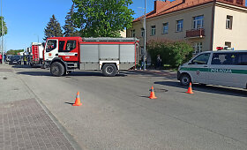 Tauragėje vertėsi automobilis
