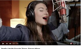 Džiazo dainininkė ir kompozitorė Simona Minns