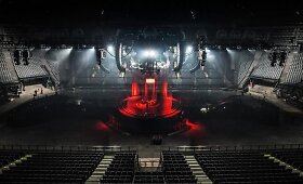 &bdquo;Žalgirio&ldquo; arenoje &ndash; pasiruo&scaron;imas &bdquo;Muse&ldquo; koncertui