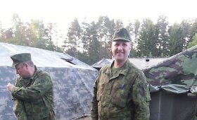 Akimirkos i&scaron; parengtų karių rezervo mokymų
