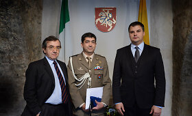 Kra&scaron;to apsaugos ministerijoje akredituotas Italijos gynybos ata&scaron;ė Filippo Camporesi 