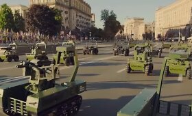 Ukrainoje &ndash; pirmasis pasaulyje karinis dronų paradas