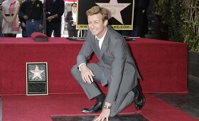 Simonas Bakeris įsiamžino Holivudo &scaron;lovės alėjoje