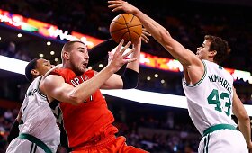 NBA: &bdquo;Boston Celtics&ldquo; krep&scaron;ininkai įveikė &bdquo;Toronto Raptors&ldquo; komandą
