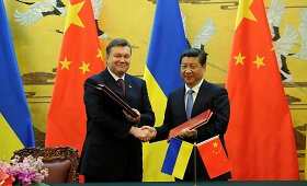 Ukrainos prezidentas Viktoras Janukovyčius susitiko su Kinijos prezidentu