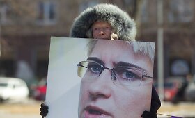 Neringos Venckienės rėmėjų protestas prie Seimo