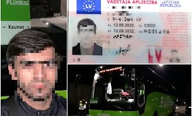 Tadžikas, pareigūnų i&scaron;laipintas i&scaron; autobuso