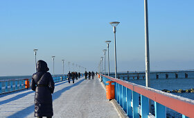 Pajūrio kurortas Palanga at&scaron;alus orui i&scaron;tu&scaron;tėjo