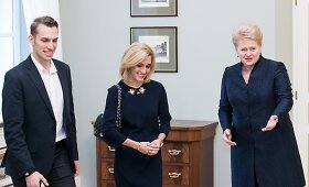 Gavusi Lietuvos pilietybę Isabella Tobias susitiko su prezidente Dalia Grybauskaite