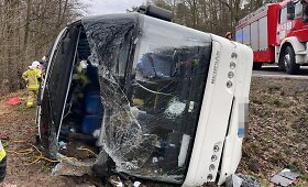 Avariją lenkijoje patyrė autobusas i&scaron; Lietuvos