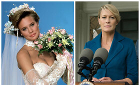 Robin Wright: nuo &bdquo;Santa Barbaros&ldquo; iki &bdquo;Kortų namelio&ldquo;