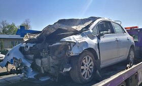 Algimantas Frankonis pateko į autoavariją