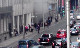 Sprogimas Briuselio metro stotyje