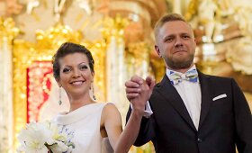 Agnės Ki&scaron;onaitės ir Manto Kubiliaus vestuvės