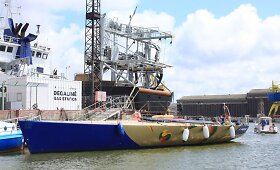 Lūžo garsiosios jachtos &bdquo;Ambersail&ldquo; stiebas