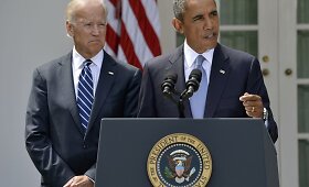 JAV vadovas Barackas Obama i&scaron; Baltųjų rūmų kreipėsi į visuomenę, aptardamas situaciją Sirijoje