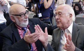 Nobelio fizikos premijos atiteko Francois Englert'ui ir Peteriui Higgsui