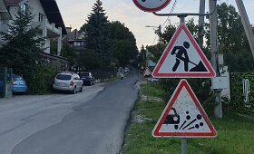 Keistai i&scaron;asfaltuota Želvos gatvė Vilniuje