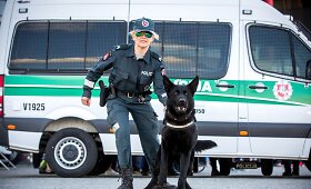 Policijos kinologė Rasa Dykinaitė