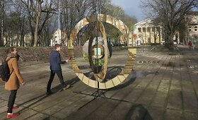 VGTU studentai eksperimentavo Vilniaus miesto erdvėse