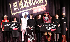 Konkurso &bdquo;Injekcija&ldquo; finalas, kuriame savo kolekcijas pristatė 16-ka jaunųjų dizainerių