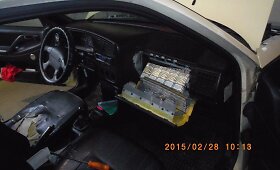 Muitininkams Baltarusijos pasienyje įkliuvo trys kontrabandininkų automobiliai