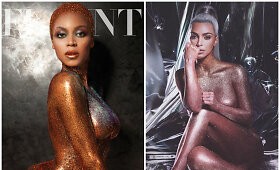 Kim Kardashian apkaltinta nuplagijavusi Beyonce fotosesiją