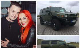 Džordana Butkutė ir Elegijus Strasevičius parduoda &bdquo;Hummer&ldquo; visureigį