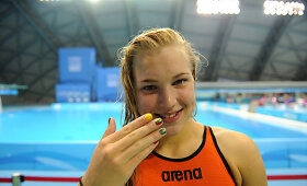 Plaukikė Rūta Meilutytė Nandzinge &ndash; viena didžiausių žaidynių žvaigždžių