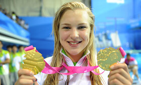 Rūta Meilutytė i&scaron;kovojo antrąjį jaunimo olimpinių žaidynių aukso medalį