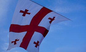 Gruzijos nepriklausomybės dieną Batumyje į dangų kilo Lietuvos ir Gruzijos vėliavos