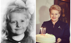 Dalia Grybauskaitė &scaron;venčia gimtadienį: fotokadruose &ndash; prezidentės vaikystė ir dabartis