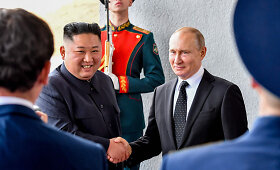 Kim Jong Uno ir Vladimiro Putino susitikimas