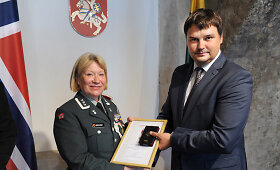 Kra&scaron;to apsaugos ministerijoje vyko i&scaron;kilminga Norvegijos gynybos ata&scaron;ė Lietuvai pasikeitimo ceremonija