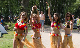 Spalvingas festivalio &bdquo;Bliuzo naktys 2014&ldquo; dalyvių stilius