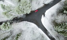 Sniegas užklojo Vilnių balta antklode