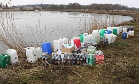 Eigirdžiuose sunaikintas nelegalus alkoholis
