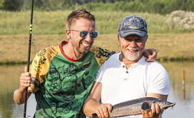 Gytis Pa&scaron;kevičius pramogavo Lino ir Irmos Adomaičių sodyboje