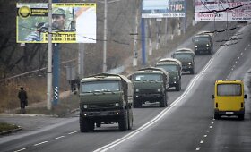 Smogikų karinė technika prie Donecko