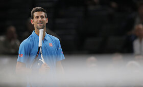 Nelengva Novako Džokovičiaus pergalė &bdquo;BNP Paribas Masters&ldquo; a&scaron;tuntfinalyje
